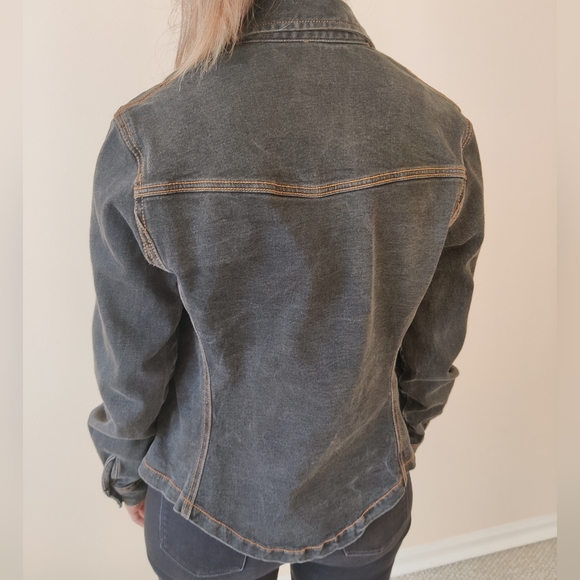 Denim Button Jacket - Picture 14 of 16
